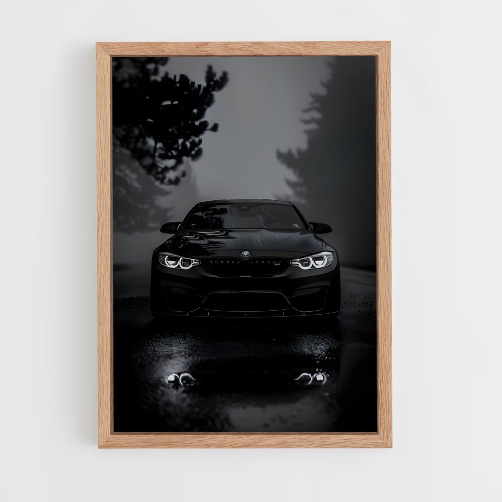 Poster Rainy Ride – affiche BMW (vue 4)